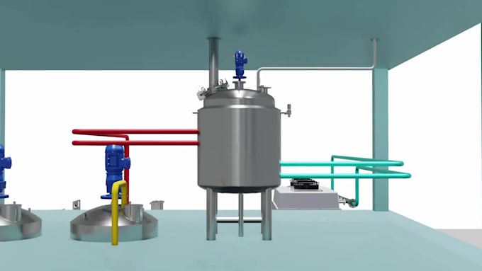Caps. Process Animation Do 3d industrial process animation, chemical plant animation ...