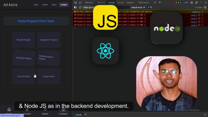 Build Web Application Using React Js , Node Js By Yasharma1234 | Fiverr