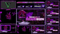 do animated twitch overlay package , animated stream layouts