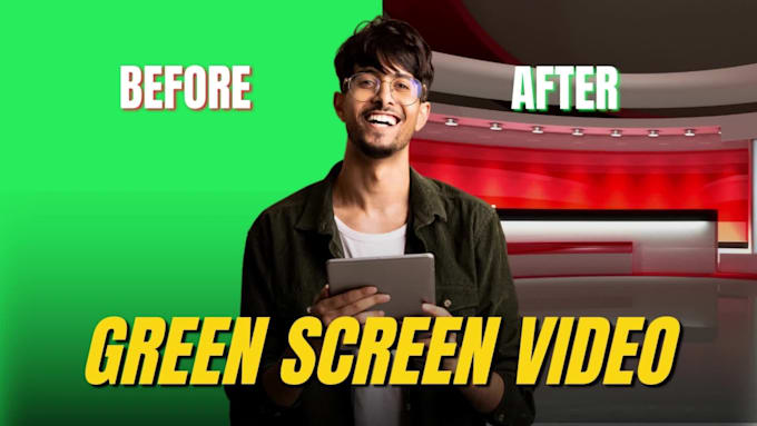 do professional rotoscoping, chroma keying and green screen video editing