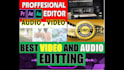 do professional audio and video editing with sound effects