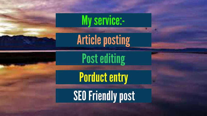 do wordpress data entry, blog posts, and product upload