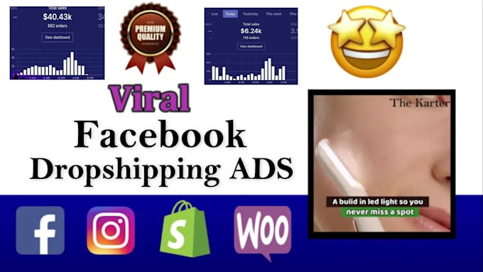 create viral facebook dropshipping video ads