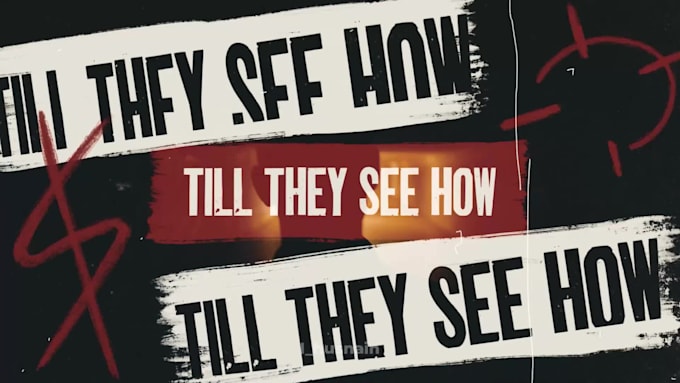 create an animated lyric video for your song