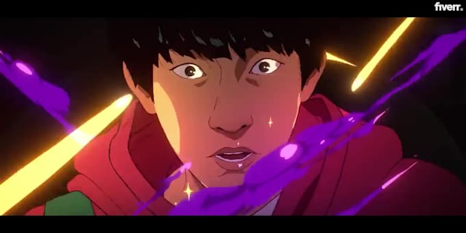 make 2d realistic animation, 2d 3d animation video, 2d cartoon music video