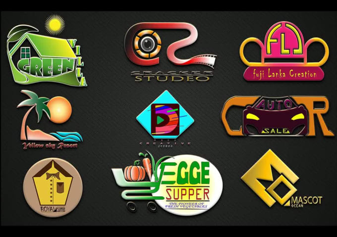 Design awesome and modern 3d logo by Maleeshedilsha | Fiverr
