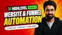 design gohighlevel website, funnel as a gohighlevel expert