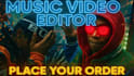 edit a trendy and synced music video