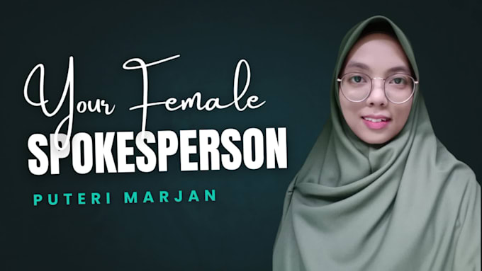 create a spokesperson video based on your need