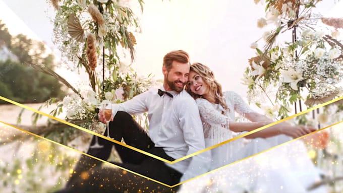 Best Deals! I will make photo and video slideshow of any wedding, birthday, and anniversary  for $10