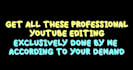 make professional youtube video editing
