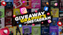 instagram giveaway post and stories design
