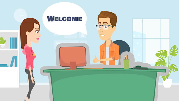 create a 2d animated explainer video