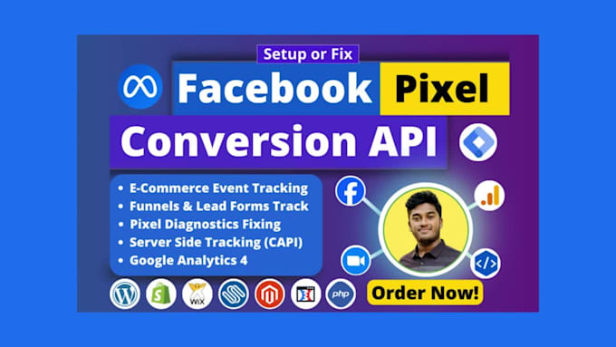 setup or fix meta pixel, facebook conversion API with GTM server side tracking