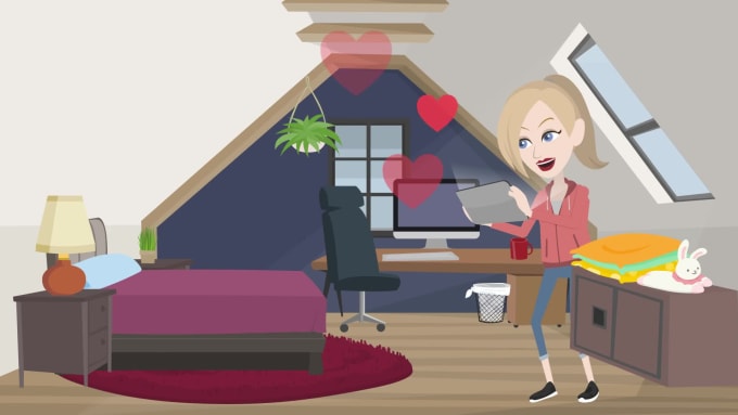 Hire a freelancer to create 2d animated explainer video