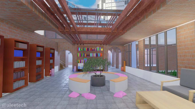 create 3d animated nft metaverse space