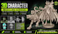 sculpt 3d model and 3d character for 3d printing,game and animation