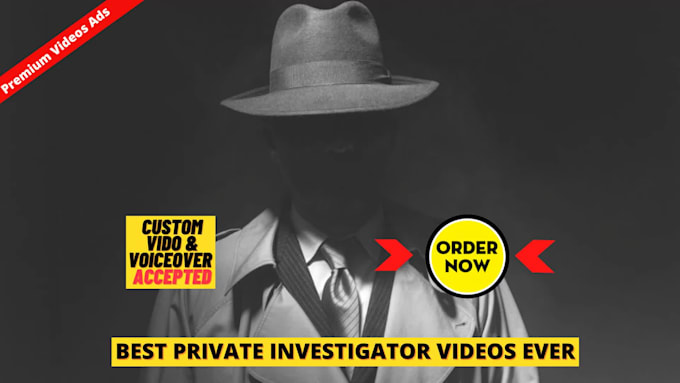 create unlimited custom private investigator explainer video