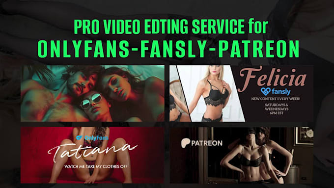 Do amazing onlyfans boudoir fashion video editing in 24hr by