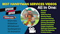 do handyman or handyman service or home contractor video