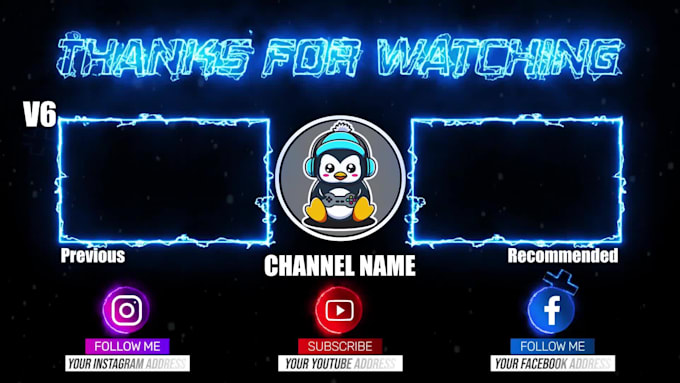 do youtube outro, end screen, end card, subscribe button or lower thirds