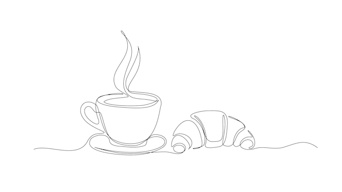 create custom hand drawn line art animation