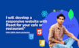 create modern restaurant booking site with cms and conversion features
