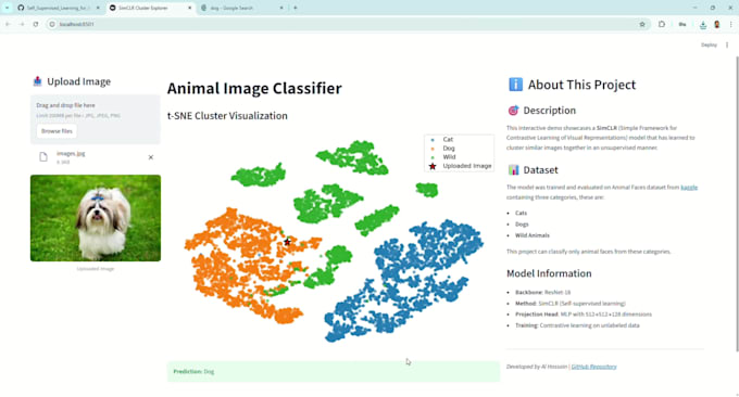 do deep learning based clustering for image classificaton