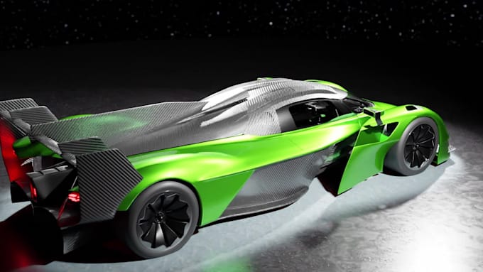 3d model, do 3d animation and 3d render any type of car