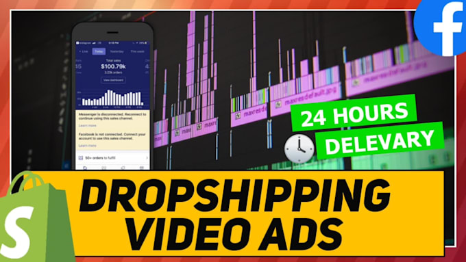 create facebook and e commerce dropshipping video ad