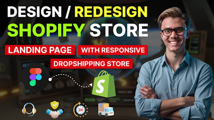 build shopify website, design and redesign figma to shopify