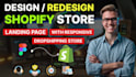 build shopify website, design and redesign figma to shopify
