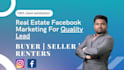 generate real estate leads by using facebook lead generation ads