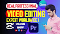 professionally edit your video in canva and premier pro
