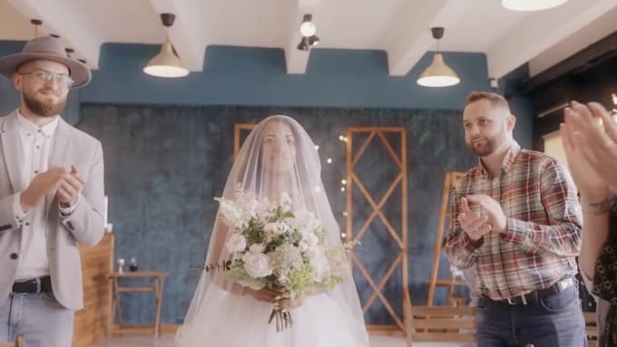 do wedding video editing with cinematic look