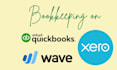 do remote bookkeeping and accounting in quickbooks, xero, and wave