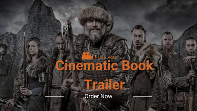 create a cinematic teaser trailer , promo ,book video