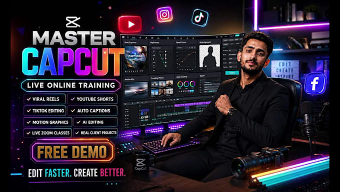 teach capcut pro video editing via zoom gift editing pack