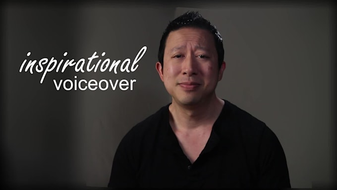 record an inspirational voice over