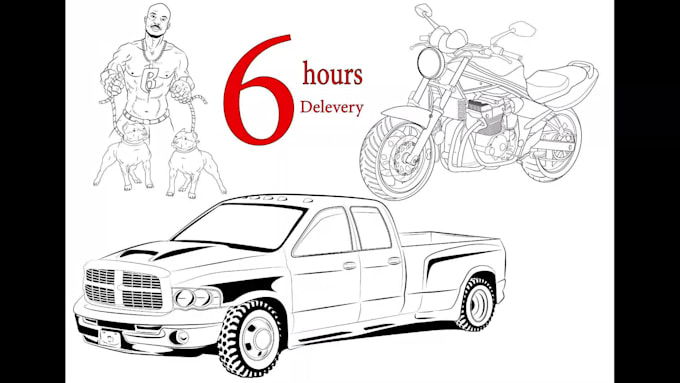convert your photo or sketch into vector line art