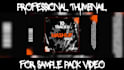 create thumbnail for your sample pack, drum kit, loop kit