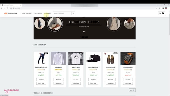 build websites with django and js as a full stack developer