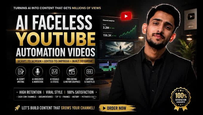 create ai faceless youtube automation videos with free demo