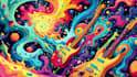 create stunning ai generated trippy psychedelic music video