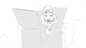 create 2d line art animation, frame by frame, 2d animation, hand drawn animation