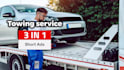 do professional auto car towing video ad