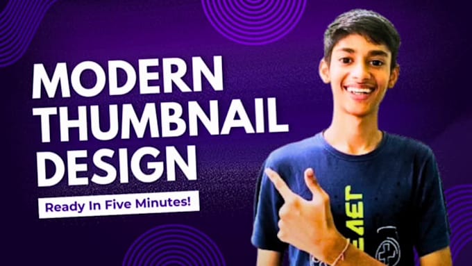 create design for thumbnails and video