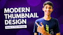 create design for thumbnails and video