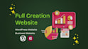 do full website creation, wordpress website development, business web design