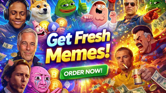 make viral dank memes, videos for social media and crypto